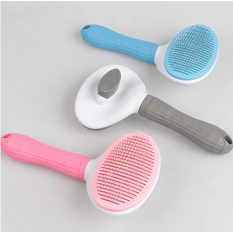 Self-Cleaning Pet Grooming Brush